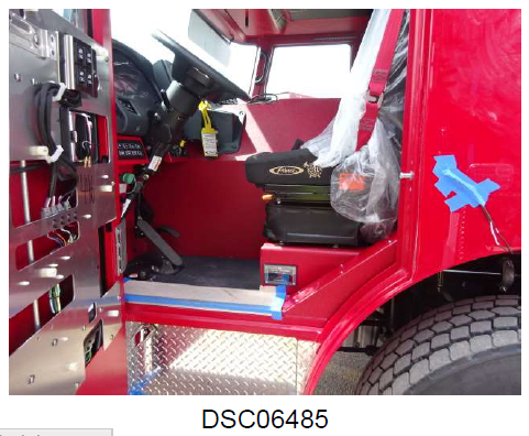 Cab Content Installation and Chassis Mounting week of 9/2/19